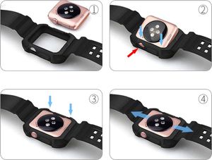 Alogy Etui ochronne Alogy z paskiem Armor Case do Apple Watch 4/5/6/SE 44mm 7