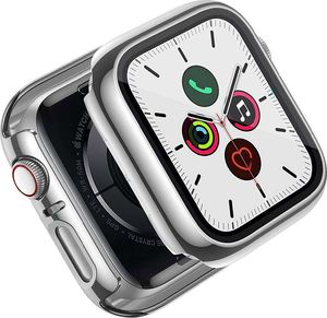Alogy Obudowa 2w1 nakładka ze szkłem do Apple Watch 4/5/6/SE 40mm 2