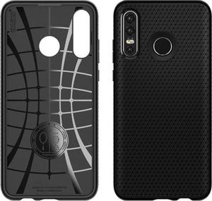 Spigen Etui Spigen Liquid Air do Huawei P30 Lite Matte Black + Szkło 2
