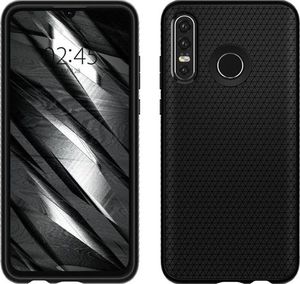 Spigen Etui Spigen Liquid Air do Huawei P30 Lite Matte Black + Szkło 3