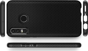 Spigen Etui Spigen Liquid Air do Huawei P30 Lite Matte Black + Szkło 5