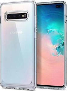 Spigen Etui Spigen Ultra Hybrid Samsung Galaxy S10 Plus Crystal clear + Folia Neo Flex 2