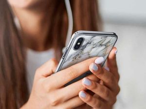 Spigen Etui Spigen Ciel do Apple iPhone XS Max Cecile Glossy Marble + Szkło 2