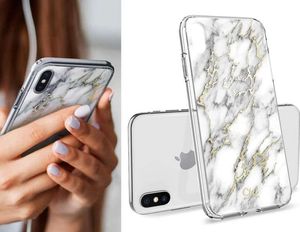 Spigen Etui Spigen Ciel do Apple iPhone XS Max Cecile Glossy Marble + Szkło 6