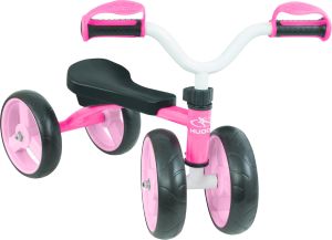 Rowerek biegowy Hudora Rowerek biegowy 4Wheely Różowy 10346 1