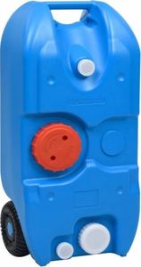 vidaXL Turystyczny pojemnik na wodę, na kółkach, 40 L, niebieski 1