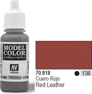 Vallejo Farba Nr136 Red Leather 17ml 70818 1