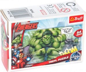Trefl 54 Drużyna Avengers: Hulk - Puzzle Mini (19496) 1
