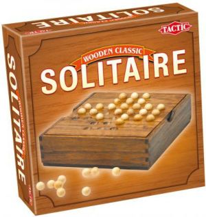 Tactic Wooden Classic Solitaire - 14025 1