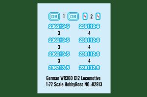 Hobby Boss German WR360 C12 Lokomotive (82913) 3