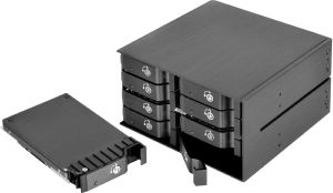 Kieszeń SilverStone 8x 2.5 cala HDD/SSD SATA (SST-FS208B) 1