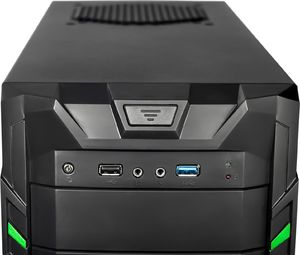 Obudowa Akyga AKY007BG Midi-Tower, Czarno-zielony (AKY007BG) 10