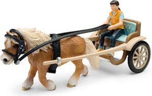Figurka Schleich POWÓZ DO ZAPRZĘGANIA KUCYKÓW 42040 1