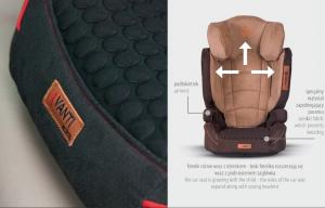 Fotelik samochodowy Coletto Fotelik Samochodowy Avanti Isofix Red 15-36kg 3