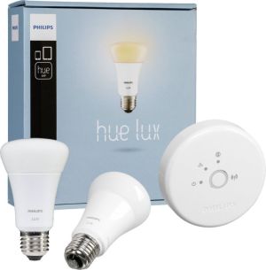 Philips Zestaw Startowy Hue Lux LED E27 zawiera Bridge 1.0 (8718291744795) 1