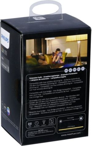 Philips Hue White LED E27, 9.5W, 800lm (8718696449578) 3