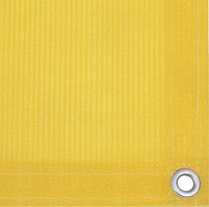 vidaXL Parawan balkonowy, żółty, 90x300 cm, HDPE 3
