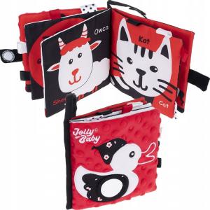 Jolly Baby Książeczka sensoryczna farma sensory 0m+ 2