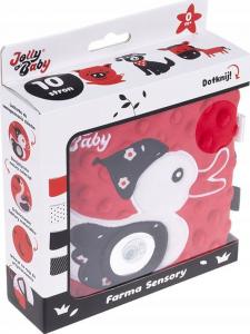 Jolly Baby Książeczka sensoryczna farma sensory 0m+ 3