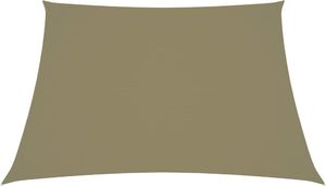 vidaXL Żagiel ogrodowy, tkanina Oxford, kwadratowy, 5x5 m, beżowy 3