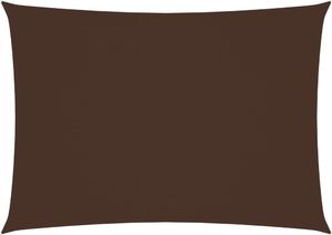vidaXL Prostokątny żagiel ogrodowy z tkaniny Oxford, 2x4 m, brązowy 1