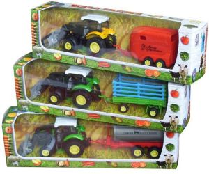 Dromader Mała Farma Traktor z przyczepą - 00401 1