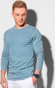 Ombre Longsleeve męski bez nadruku L131 - błękitny M 1