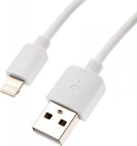 Kabel USB Unitek USB-A - Lightning 0.25 m Biały (C14014CWH) 1