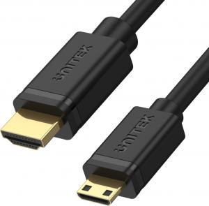 Kabel Unitek HDMI Mini - HDMI 2m czarny (Y-C179) 1