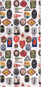 Ombre Komin męski A379 - biały 3