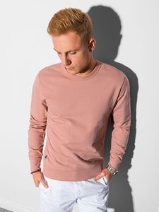 Ombre Bluza męska bez kaptura B1153 - różowa XL 2