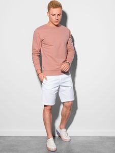 Ombre Bluza męska bez kaptura B1153 - różowa XL 3