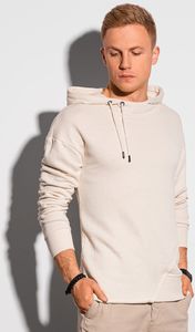 Ombre Bluza męska z kapturem B1187 - biała XXL 1