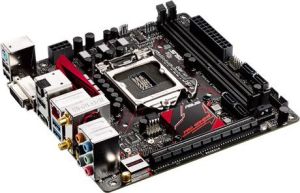 Płyta główna Asus B150I PRO GAMING/ WIFI/AURA, B150, DDR4, SATA3, USB 3.0, miniITX (90MB0NI1-M0EAY0) 3