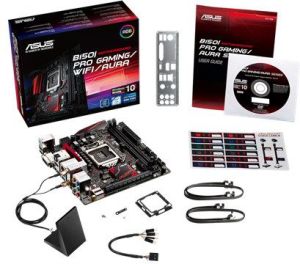 Płyta główna Asus B150I PRO GAMING/ WIFI/AURA, B150, DDR4, SATA3, USB 3.0, miniITX (90MB0NI1-M0EAY0) 8