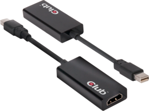 Kabel Club 3D DisplayPort Mini - HDMI 0.15m czarny (CAC-1170) 2