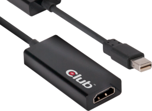 Kabel Club 3D DisplayPort Mini - HDMI 0.15m czarny (CAC-1170) 3