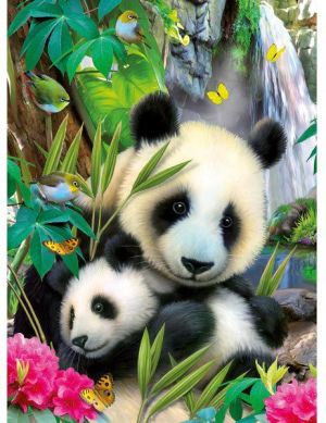 Ravensburger Puzzle Kochana Panda, 300 elementów (130658) 1