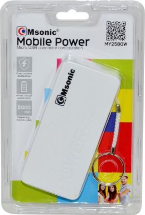Powerbank Vakoss Msonic, 5000 mAh (MY2580W) 2