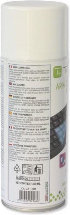 Techly Sprężone powietrze do usuwania kurzu 400 ml (021666) 4