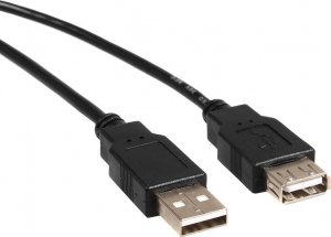 Kabel USB Maclean USB-A - USB-A 3 m Czarny (MCTV-744) 1