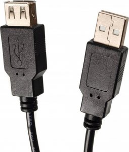 Kabel USB Maclean USB-A - USB-A 5 m Czarny (MCTV-745) 1