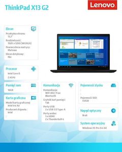 Laptop Lenovo ThinkPad X13 G2 (20WK00AEPB) 7
