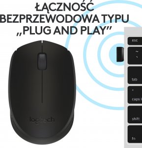 Mysz Logitech M171 czarny (910-004424) 7
