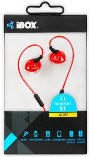 Słuchawki iBOX S1 Sport (SHPIS1R) 7