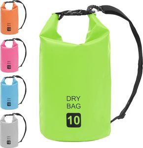 vidaXL Worek wodoszczelny, zielony, 10 L, PVC 5