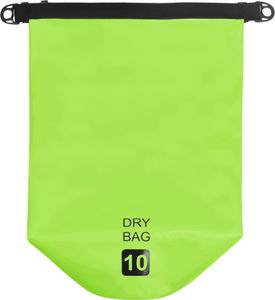 vidaXL Worek wodoszczelny, zielony, 10 L, PVC 7