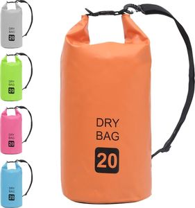 vidaXL Worek wodoszczelny, pomarańczowy, 20 L, PVC 5