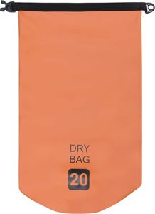 vidaXL Worek wodoszczelny, pomarańczowy, 20 L, PVC 7