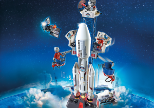 Playmobil Rakieta kosmiczna ze stacja bazową - 6195 1